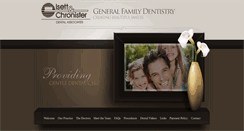 Desktop Screenshot of isettandchronisterdental.com