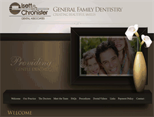 Tablet Screenshot of isettandchronisterdental.com